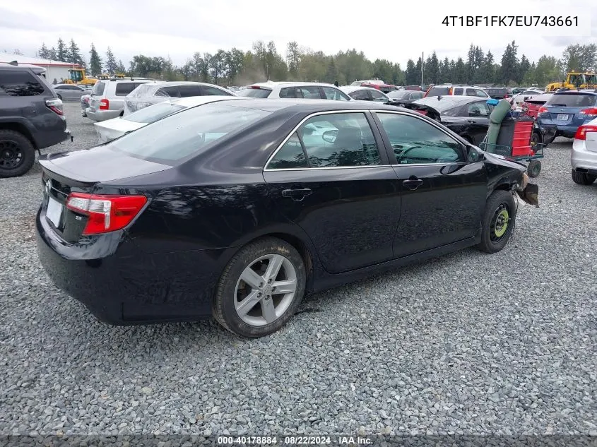 4T1BF1FK7EU743661 2014 Toyota Camry Se