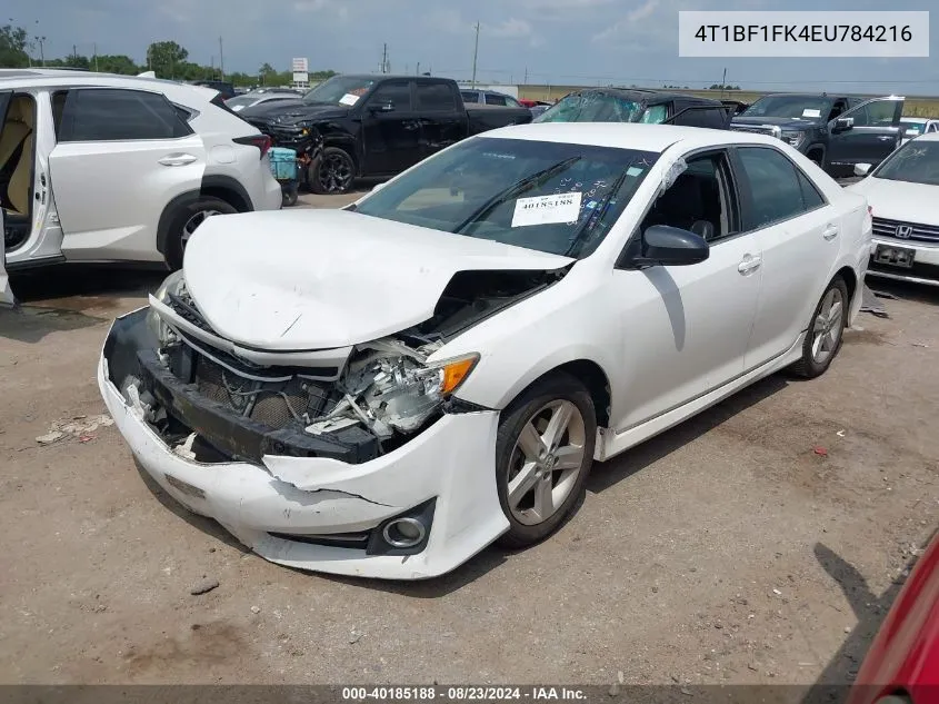 2014 Toyota Camry Se VIN: 4T1BF1FK4EU784216 Lot: 40185188