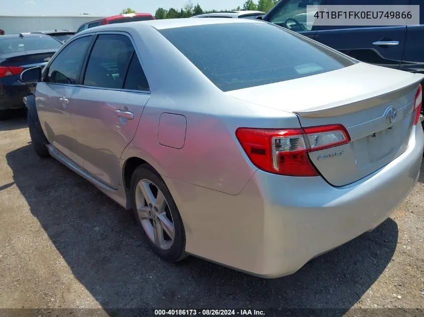 4T1BF1FK0EU749866 2014 Toyota Camry Se