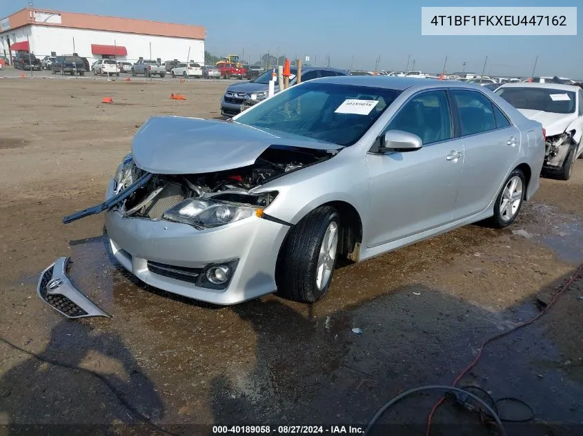 2014 Toyota Camry Se VIN: 4T1BF1FKXEU447162 Lot: 40189058