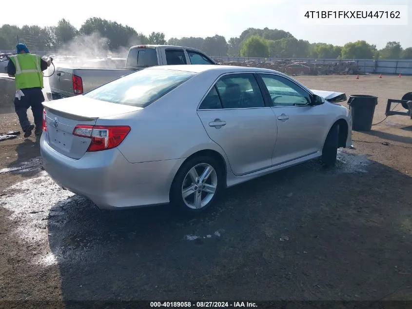 2014 Toyota Camry Se VIN: 4T1BF1FKXEU447162 Lot: 40189058