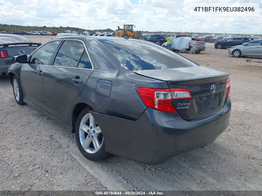 2014 Toyota Camry Se VIN: 4T1BF1FK9EU382496 Lot: 40190644