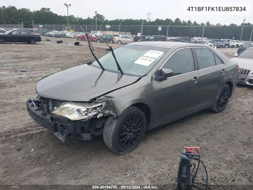 4T1BF1FK1EU857834 2014 Toyota Camry L