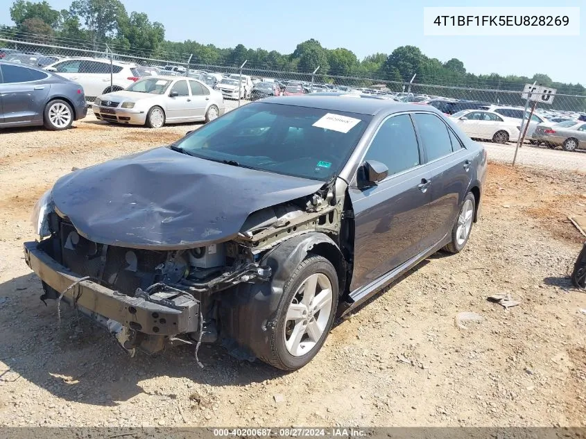 2014 Toyota Camry Se VIN: 4T1BF1FK5EU828269 Lot: 40200687