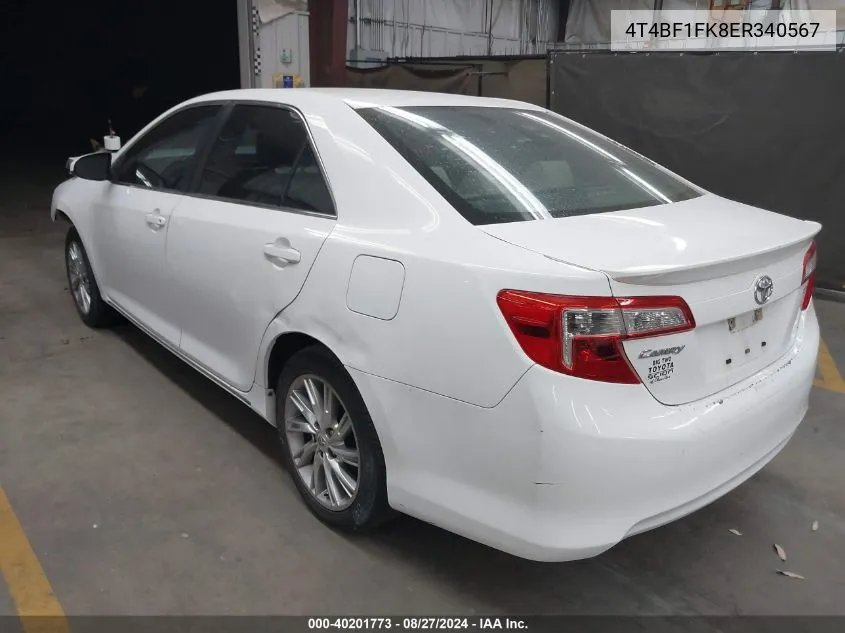 4T4BF1FK8ER340567 2014 Toyota Camry Le