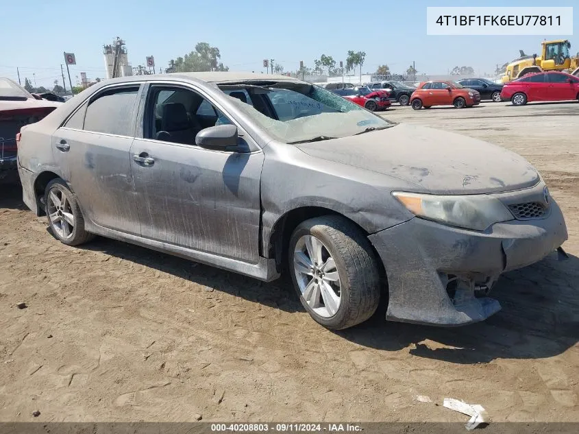 2014 Toyota Camry Se VIN: 4T1BF1FK6EU77811 Lot: 40208803