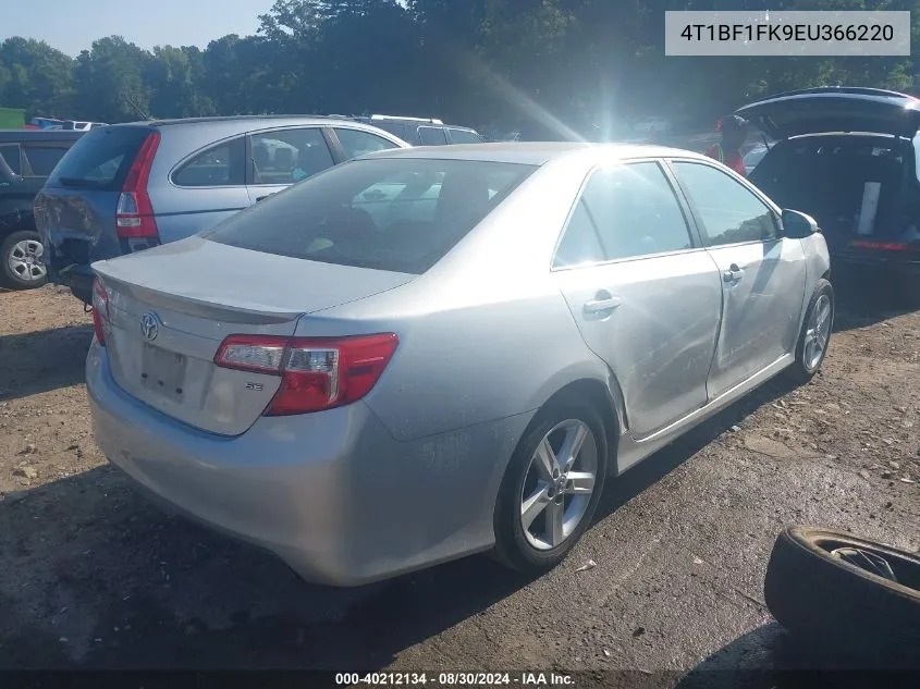 4T1BF1FK9EU366220 2014 Toyota Camry Se