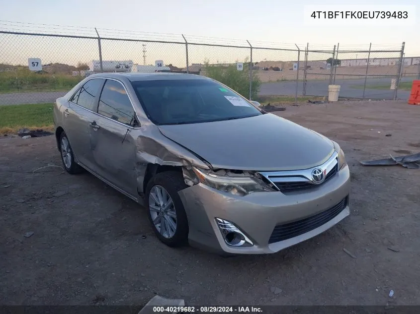 2014 Toyota Camry Xle VIN: 4T1BF1FK0EU739483 Lot: 40219682