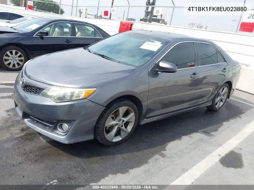 2014 Toyota Camry Se V6 VIN: 4T1BK1FK8EU023880 Lot: 40222949