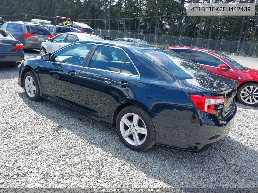 2014 Toyota Camry Se VIN: 4T1BF1FK2EU442439 Lot: 40225461