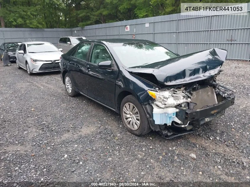 2014 Toyota Camry Le VIN: 4T4BF1FK0ER441053 Lot: 40227943