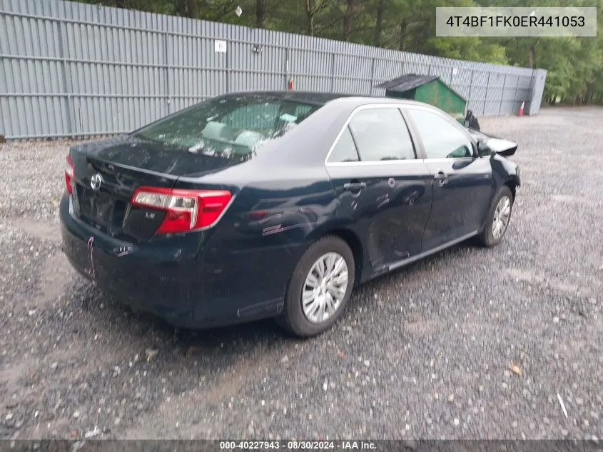 4T4BF1FK0ER441053 2014 Toyota Camry Le