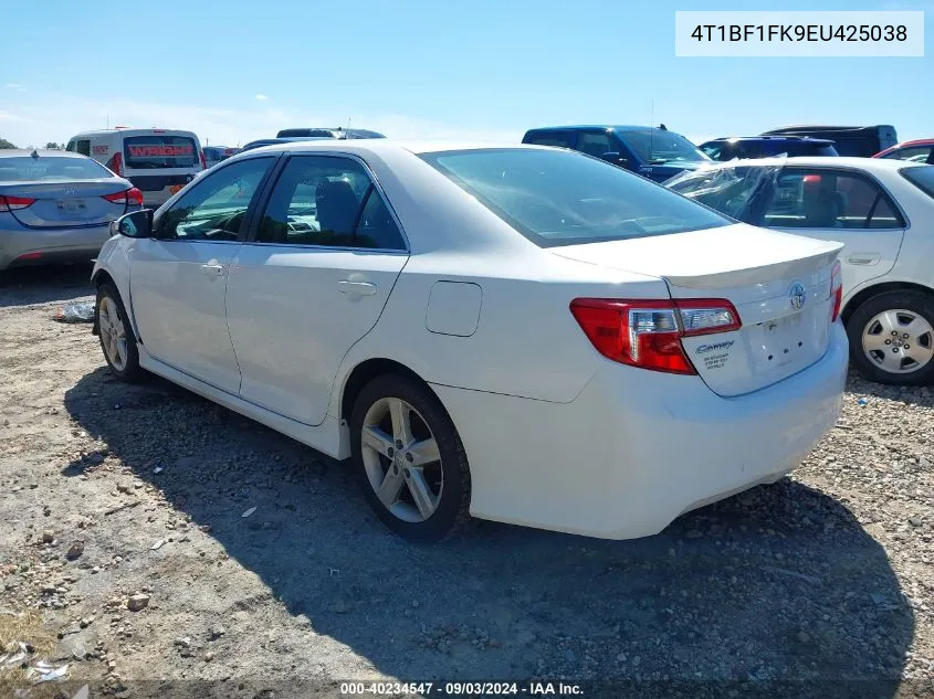 2014 Toyota Camry Se VIN: 4T1BF1FK9EU425038 Lot: 40234547