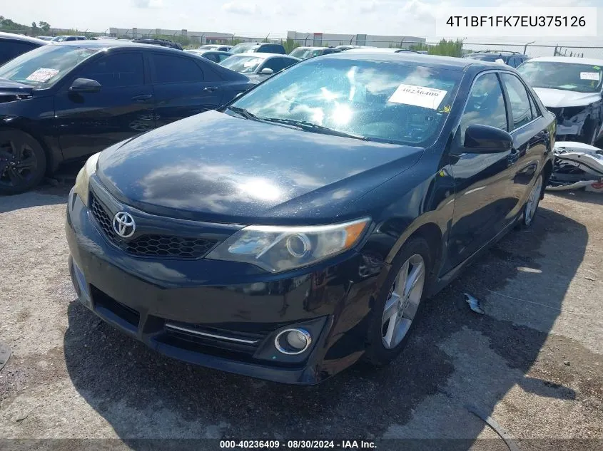 4T1BF1FK7EU375126 2014 Toyota Camry Se