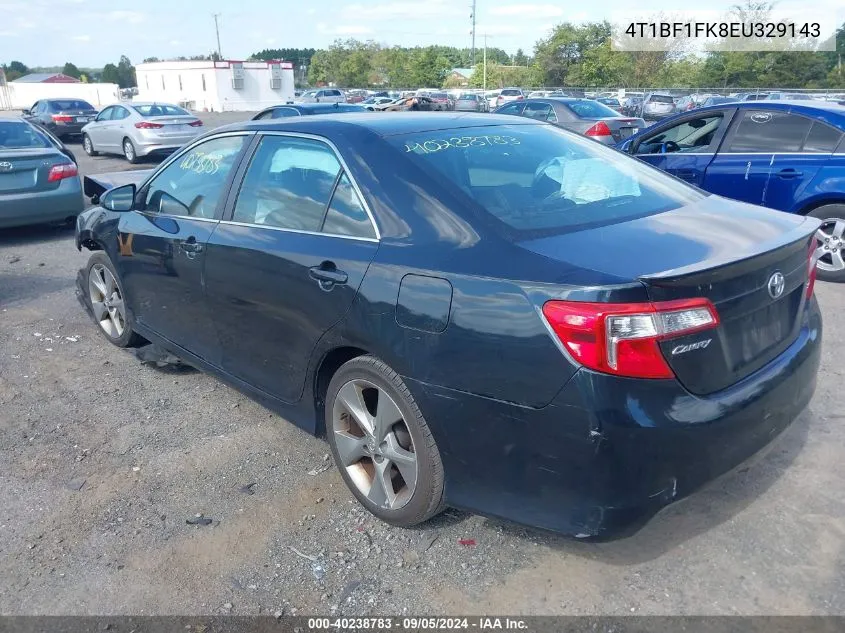 2014 Toyota Camry Se Sport VIN: 4T1BF1FK8EU329143 Lot: 40238783