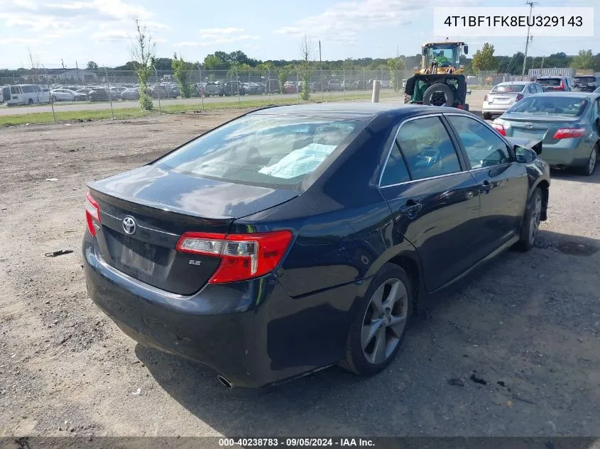 2014 Toyota Camry Se Sport VIN: 4T1BF1FK8EU329143 Lot: 40238783