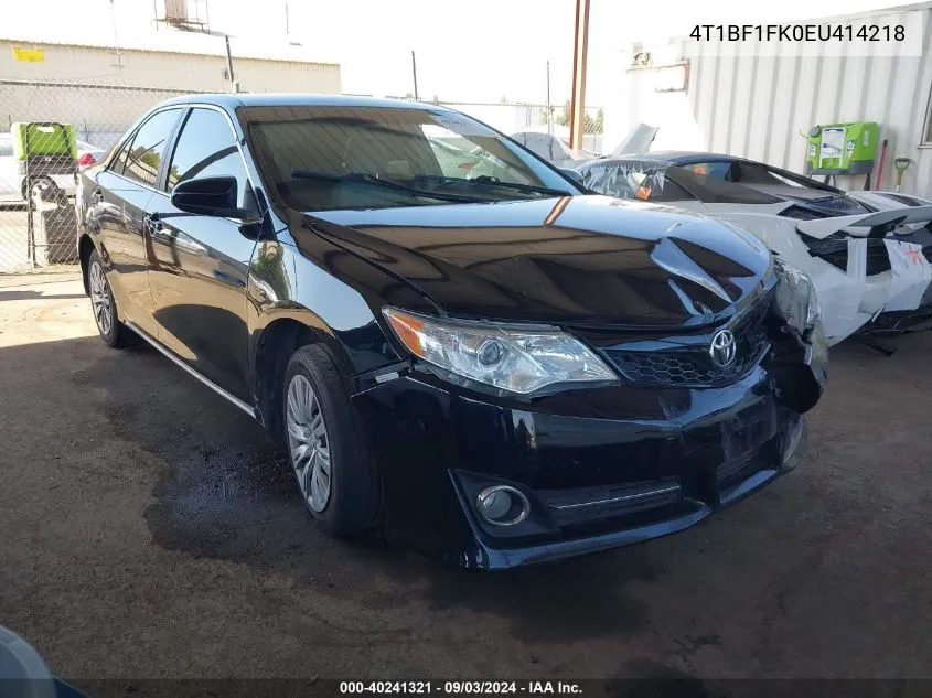 4T1BF1FK0EU414218 2014 Toyota Camry Le