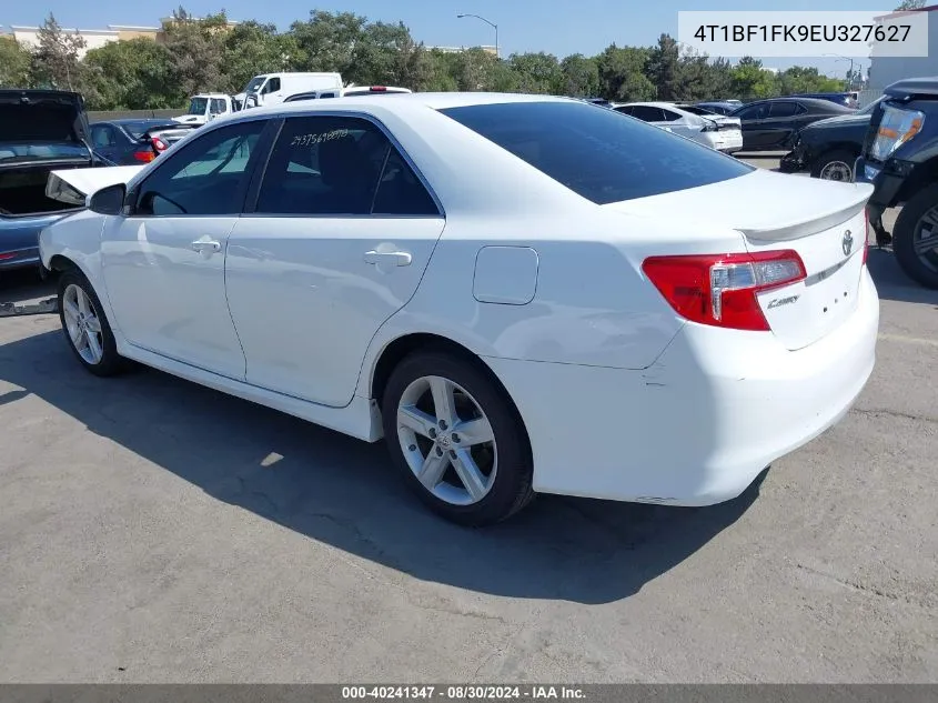 2014 Toyota Camry Se VIN: 4T1BF1FK9EU327627 Lot: 40241347