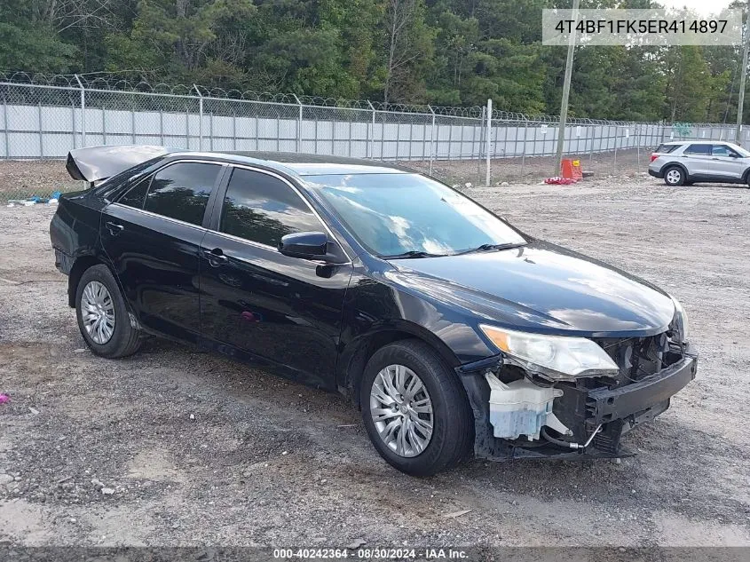 2014 Toyota Camry Le VIN: 4T4BF1FK5ER414897 Lot: 40242364