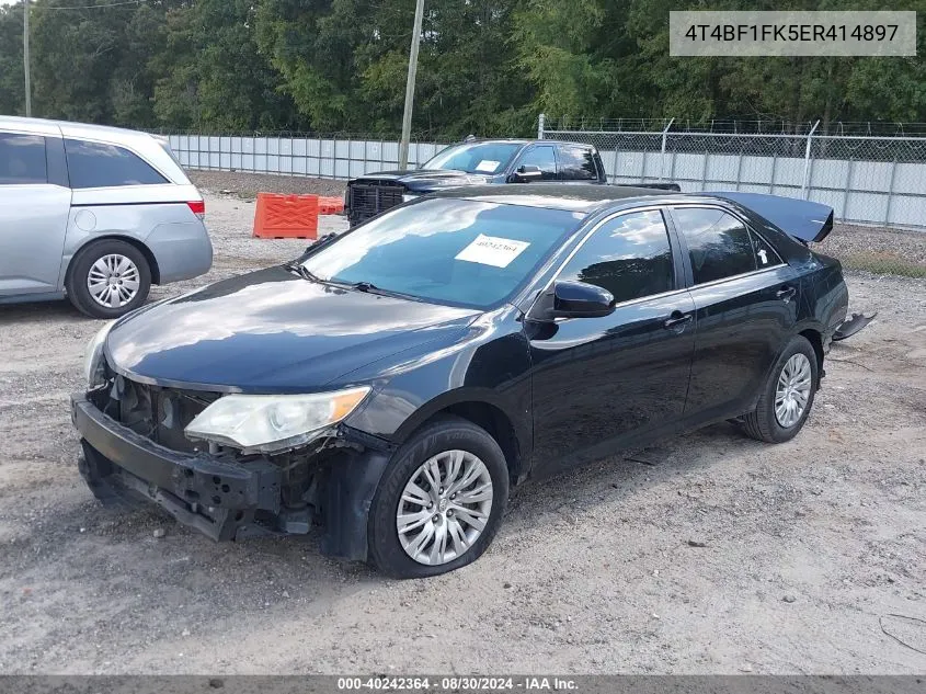 2014 Toyota Camry Le VIN: 4T4BF1FK5ER414897 Lot: 40242364