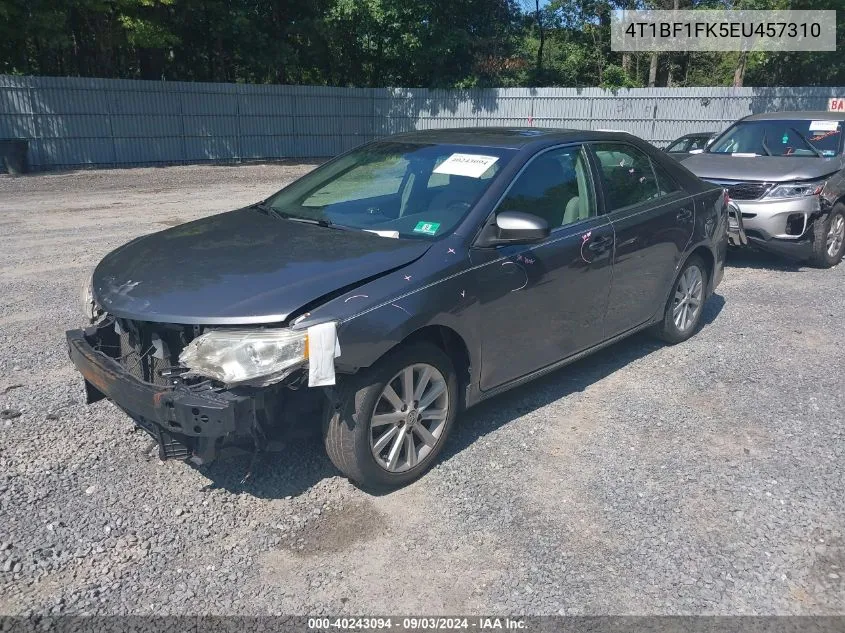 2014 Toyota Camry Xle VIN: 4T1BF1FK5EU457310 Lot: 40243094