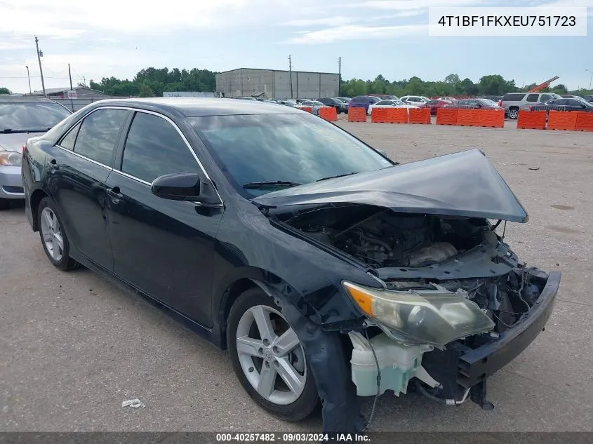 2014 Toyota Camry Se VIN: 4T1BF1FKXEU751723 Lot: 40257482