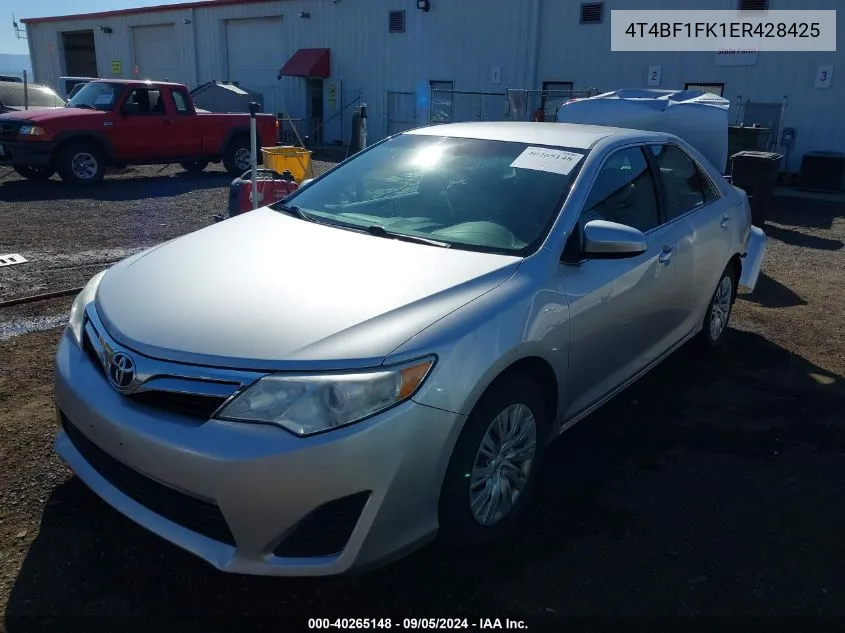 4T4BF1FK1ER428425 2014 Toyota Camry Le