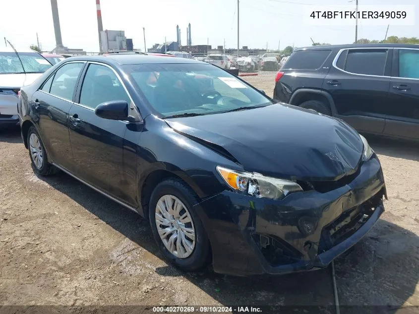 4T4BF1FK1ER349059 2014 Toyota Camry Le