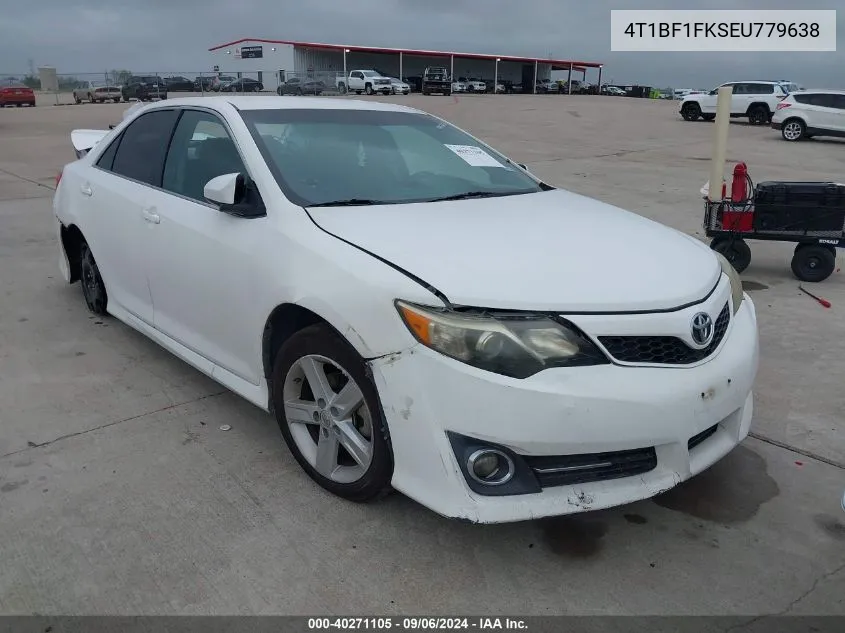 2014 Toyota Camry Se VIN: 4T1BF1FKSEU779638 Lot: 40271105