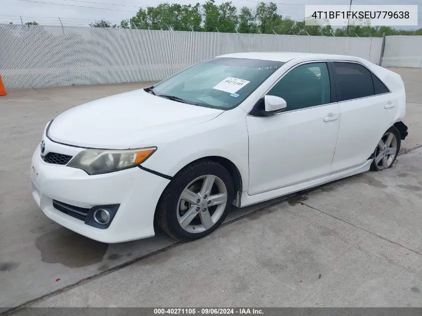 2014 Toyota Camry Se VIN: 4T1BF1FKSEU779638 Lot: 40271105