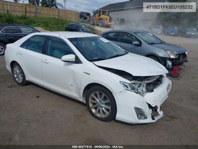 2014 Toyota Camry Hybrid Xle VIN: 4T1BD1FK8EU105232 Lot: 40277515