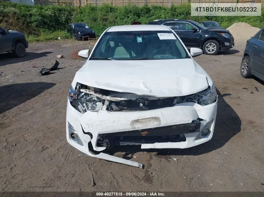 4T1BD1FK8EU105232 2014 Toyota Camry Hybrid Xle