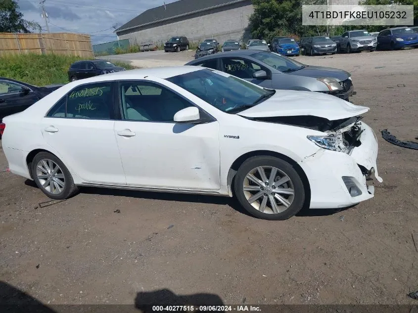 4T1BD1FK8EU105232 2014 Toyota Camry Hybrid Xle