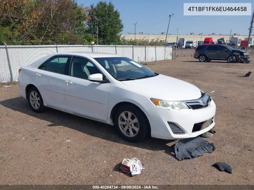 2014 Toyota Camry Le VIN: 4T1BF1FK6EU464458 Lot: 40284734