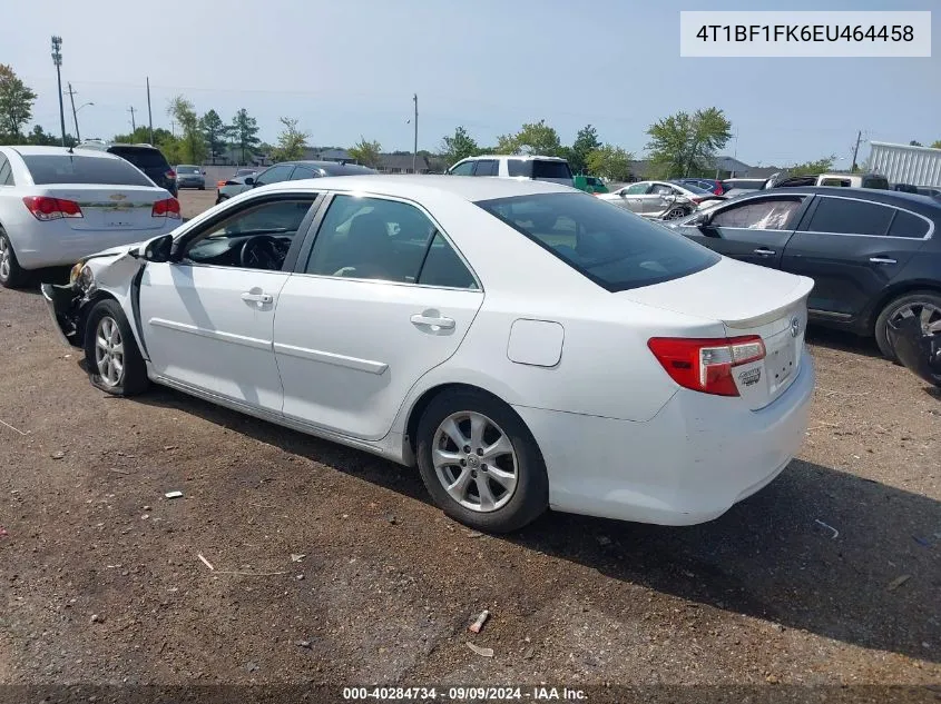 2014 Toyota Camry Le VIN: 4T1BF1FK6EU464458 Lot: 40284734