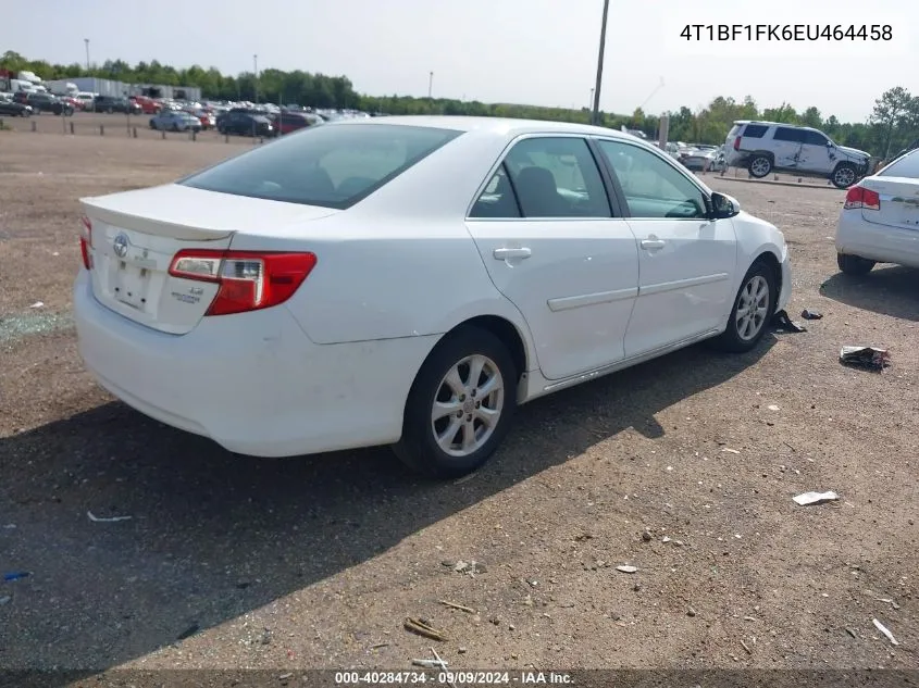 2014 Toyota Camry Le VIN: 4T1BF1FK6EU464458 Lot: 40284734