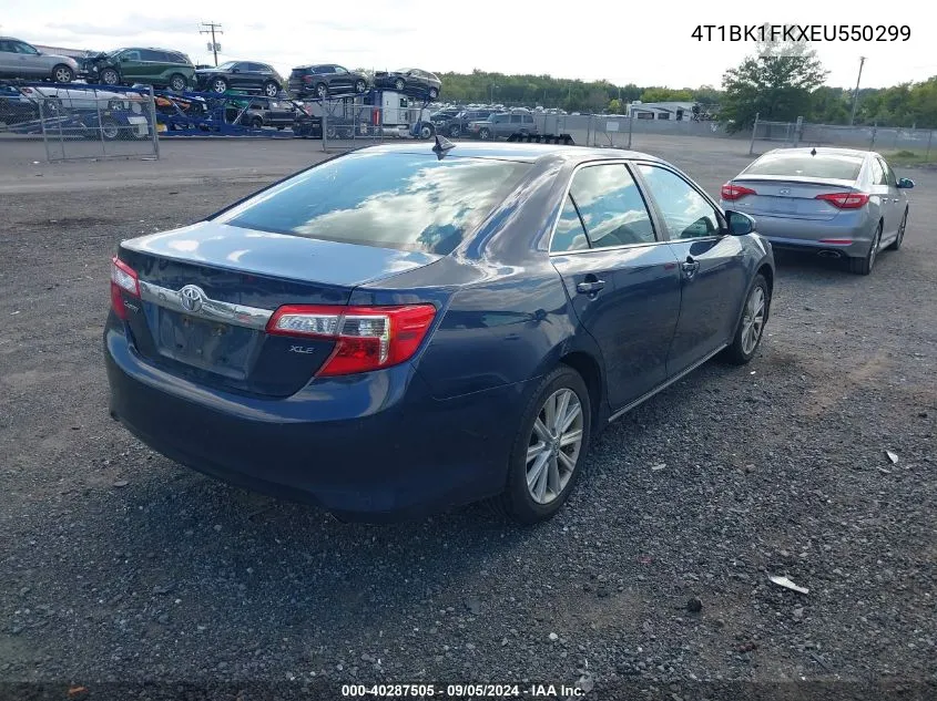 4T1BK1FKXEU550299 2014 Toyota Camry Xle V6