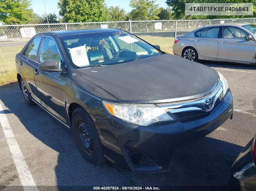 2014 Toyota Camry L/Se/Le/Xle VIN: 4T4BF1FK8ER406843 Lot: 40297924