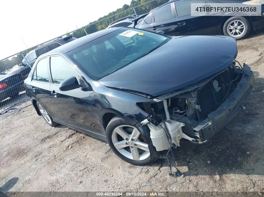 4T1BF1FK7EU346368 2014 Toyota Camry Se