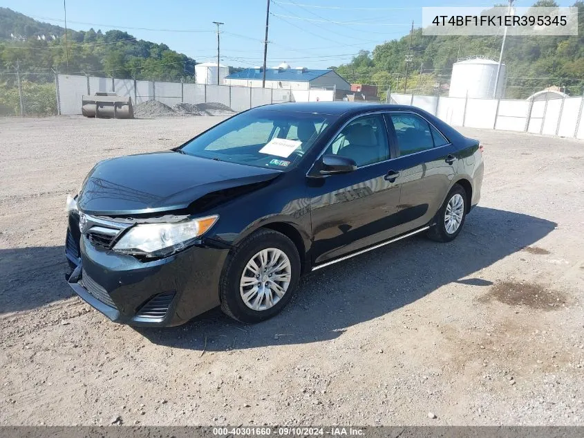 2014 Toyota Camry L/Se/Le/Xle VIN: 4T4BF1FK1ER395345 Lot: 40301660