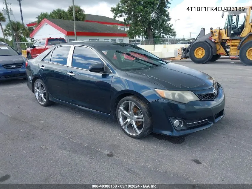 2014 Toyota Camry Se VIN: 4T1BF1FK4EU433189 Lot: 40308159