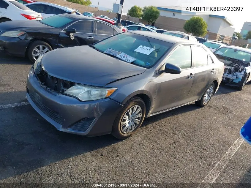 2014 Toyota Camry Le VIN: 4T4BF1FK8ER423397 Lot: 40312415