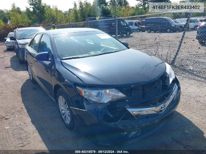 4T4BF1FK3ER433402 2014 Toyota Camry Le