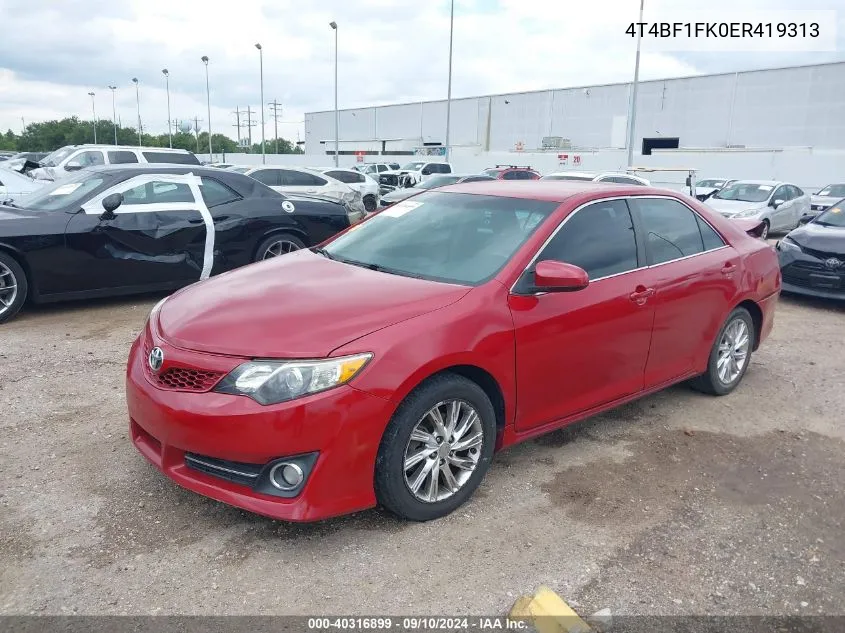 4T4BF1FK0ER419313 2014 Toyota Camry Le