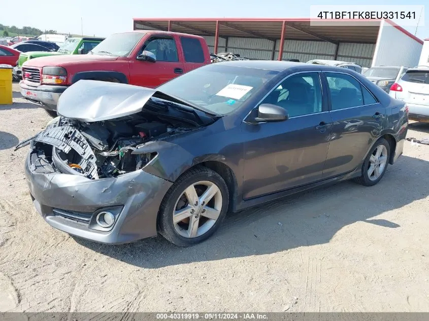 2014 Toyota Camry L/Se/Le/Xle VIN: 4T1BF1FK8EU331541 Lot: 40319919