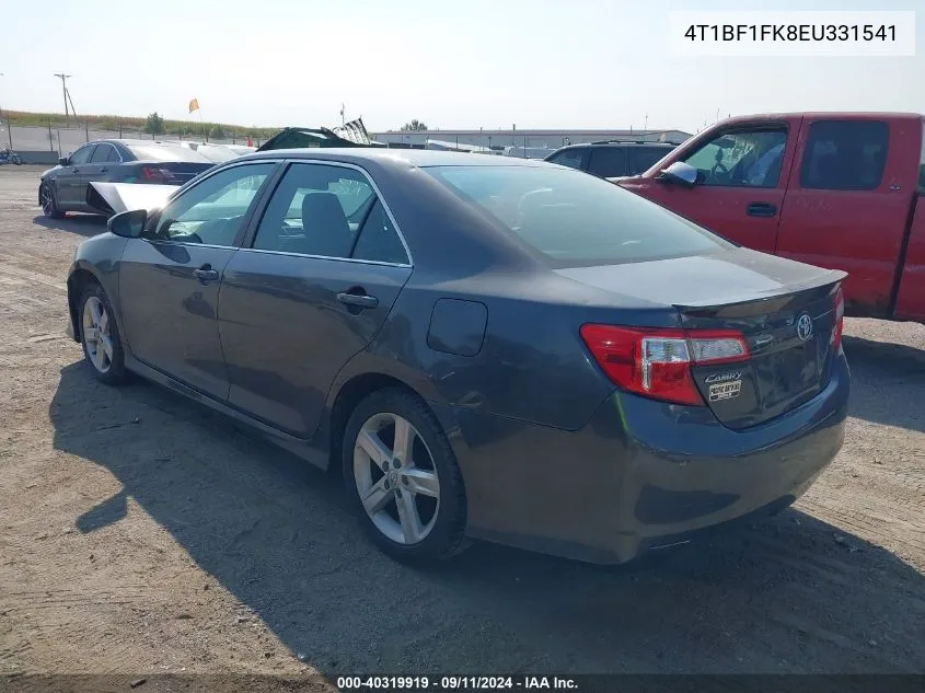 2014 Toyota Camry L/Se/Le/Xle VIN: 4T1BF1FK8EU331541 Lot: 40319919