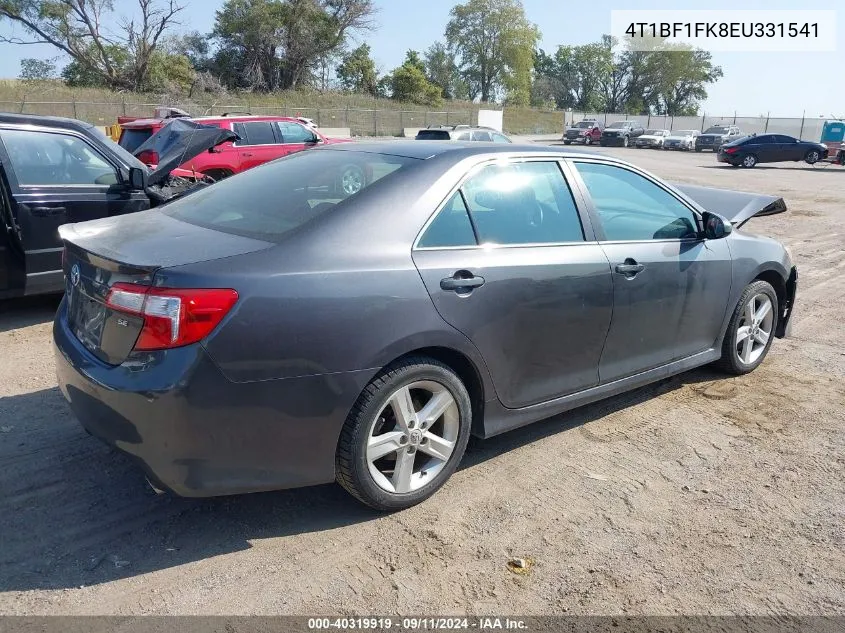 2014 Toyota Camry L/Se/Le/Xle VIN: 4T1BF1FK8EU331541 Lot: 40319919