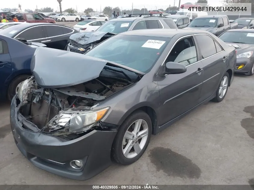 2014 Toyota Camry Se VIN: 4T1BF1FK5EU429944 Lot: 40329505