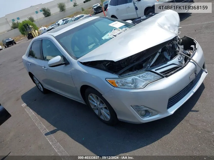 2014 Toyota Camry Xle VIN: 4T4BF1FK1ER368159 Lot: 40333837