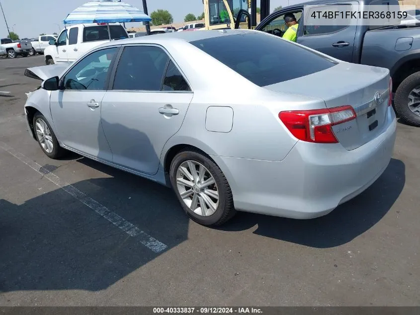 2014 Toyota Camry Xle VIN: 4T4BF1FK1ER368159 Lot: 40333837